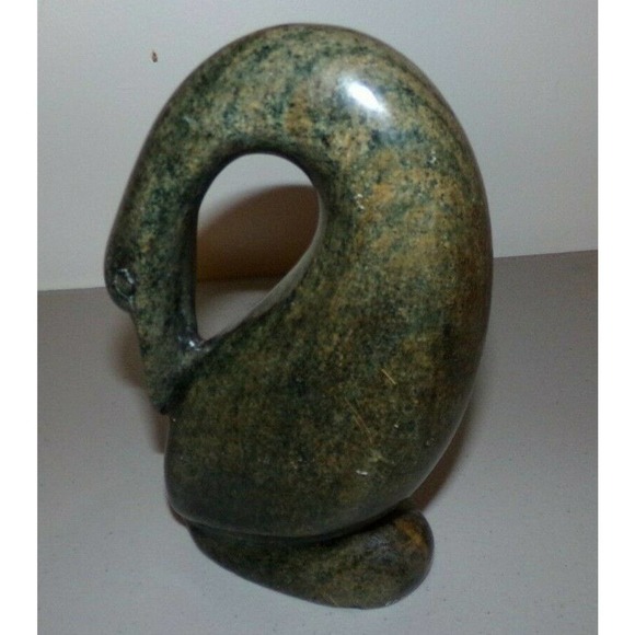 Carved stone duck large - Picture 1 of 4